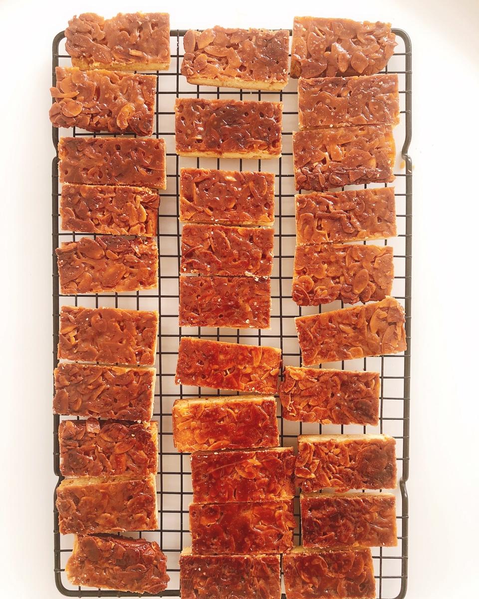 法式焦糖杏仁酥饼【果子学校减糖版适用28*28烤盘】