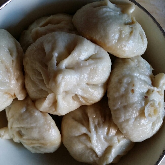 大葱肉馅包子