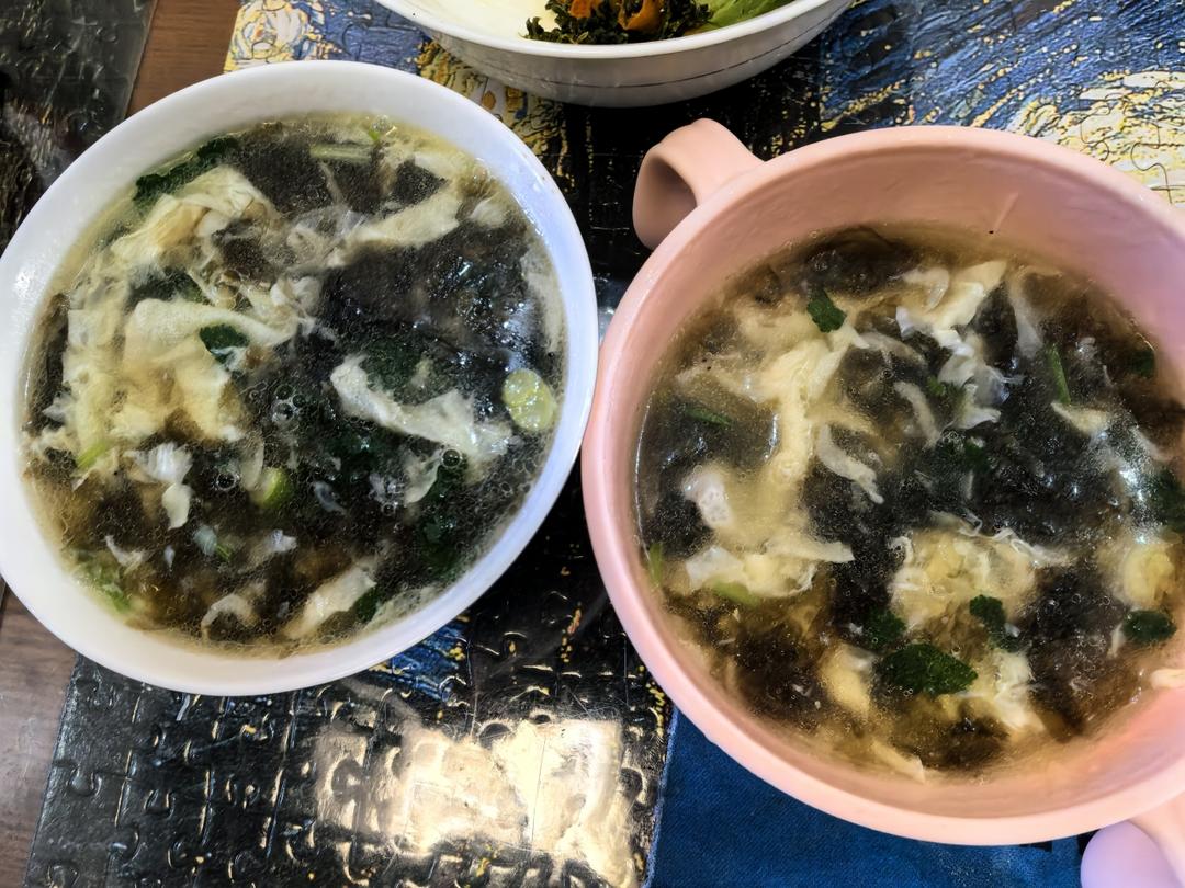 最鲜美好喝的「紫菜蛋花汤」