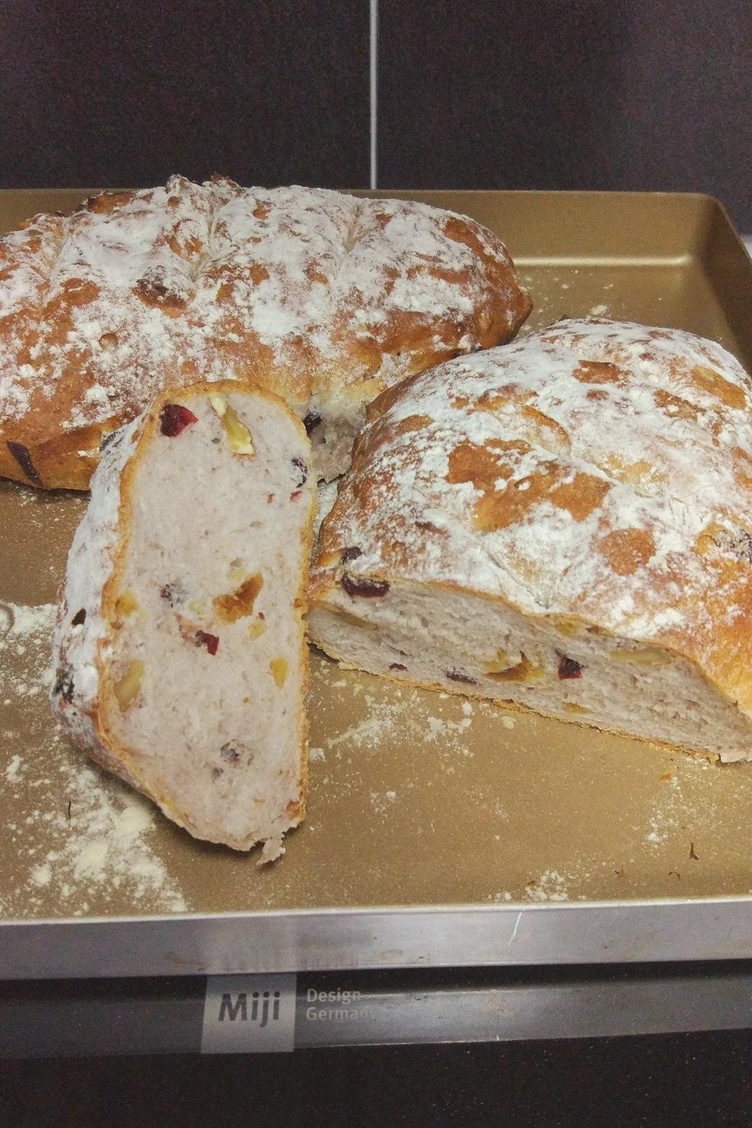 全麦核桃包～软欧包