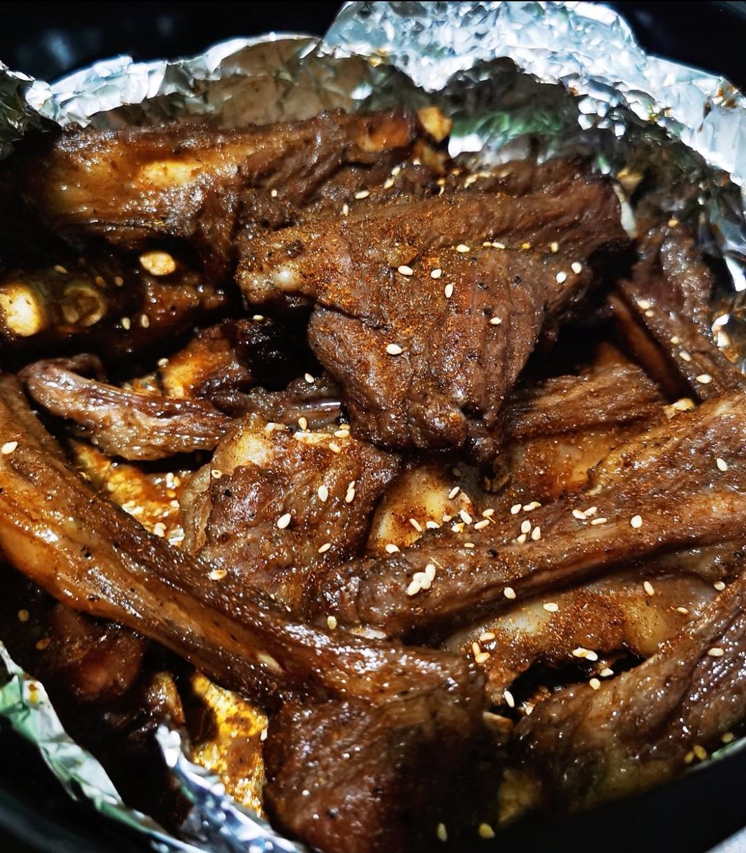 空气炸锅版烤羊排