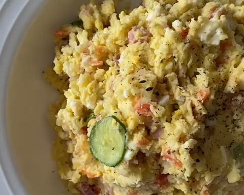 🉑️超好吃❗️减脂🍱土豆泥沙拉🥗比买的好吃😋的做法 步骤15
