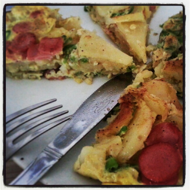 西班牙土豆煎蛋饼