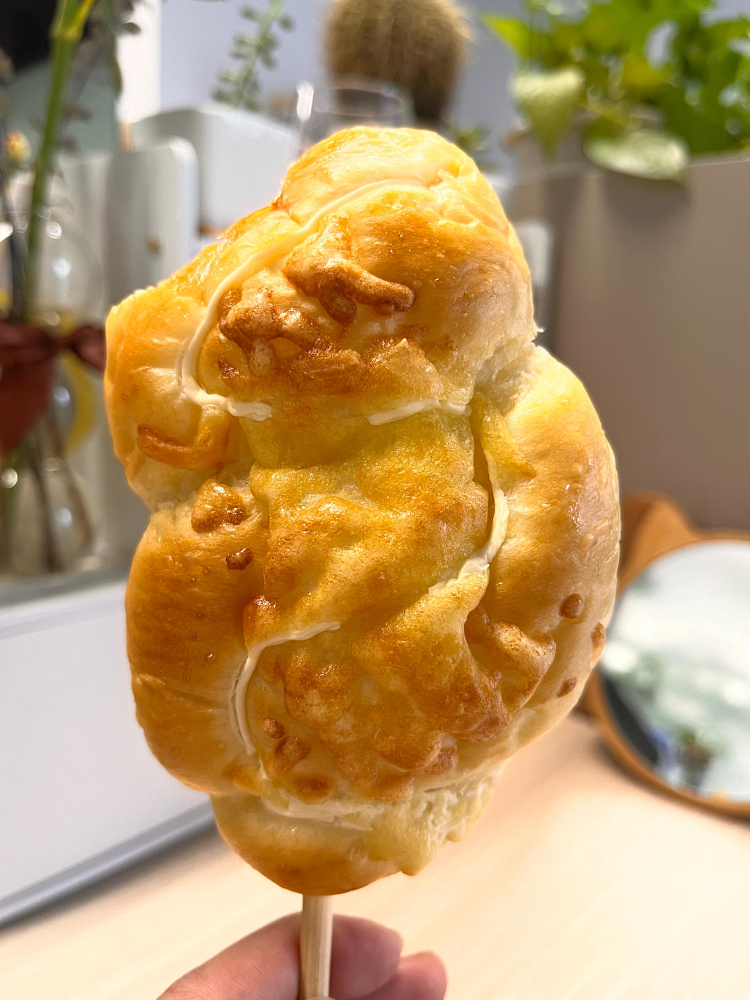 烤起来吧，鸡腿面包~