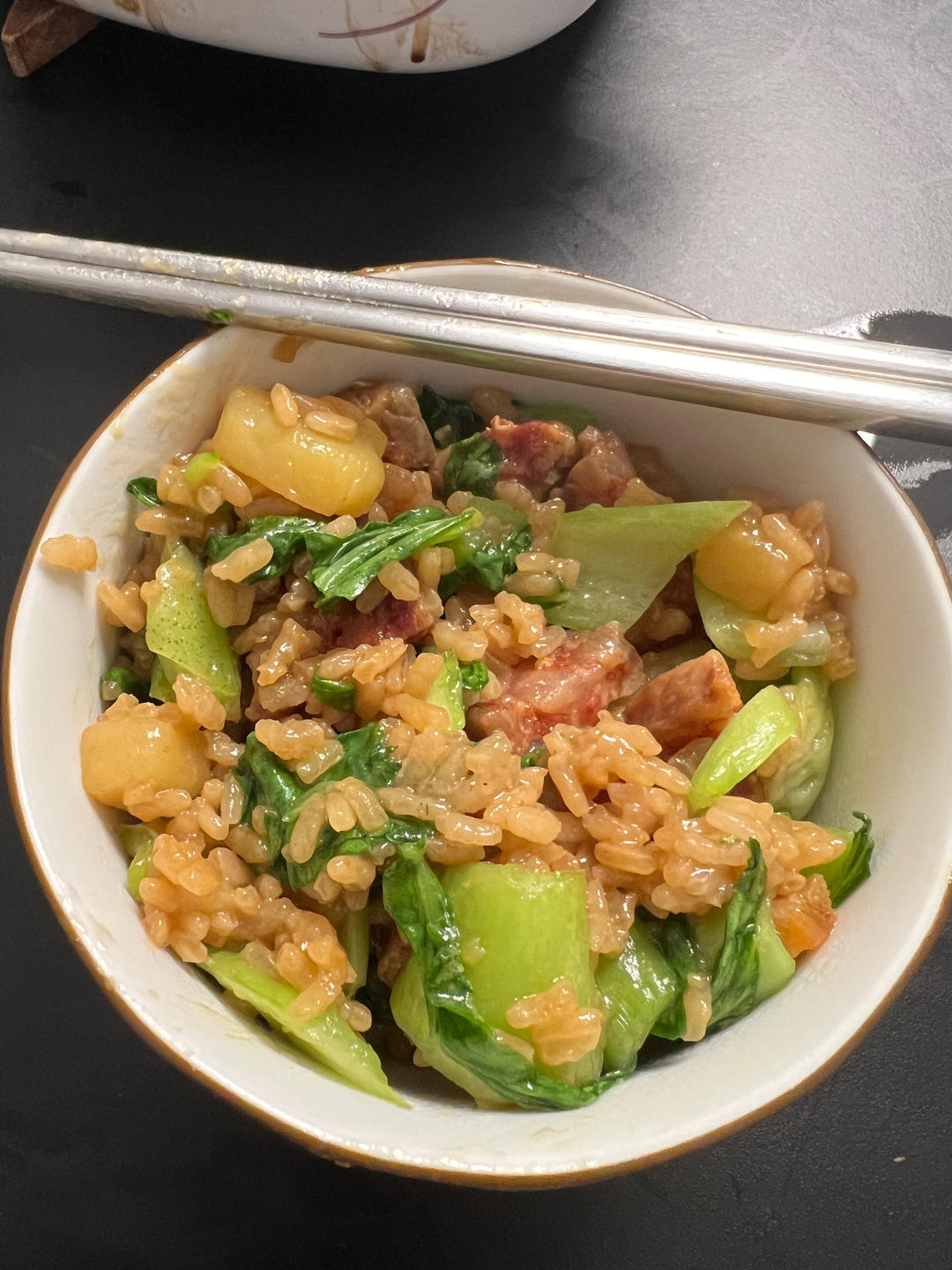 香绝了❗❗吃了还想吃的土豆腊肠焖饭❗❗