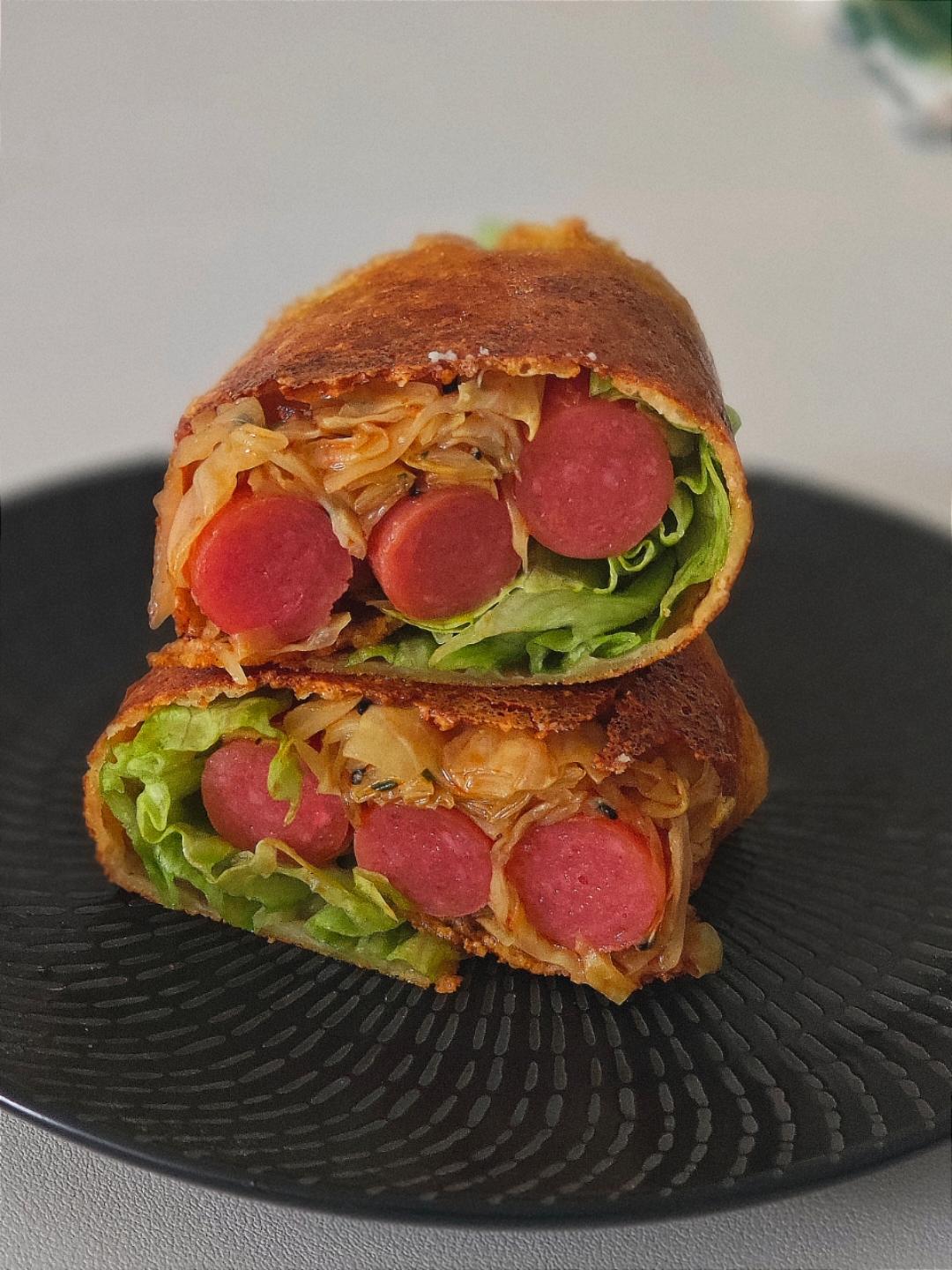 脆皮芝士卷饼