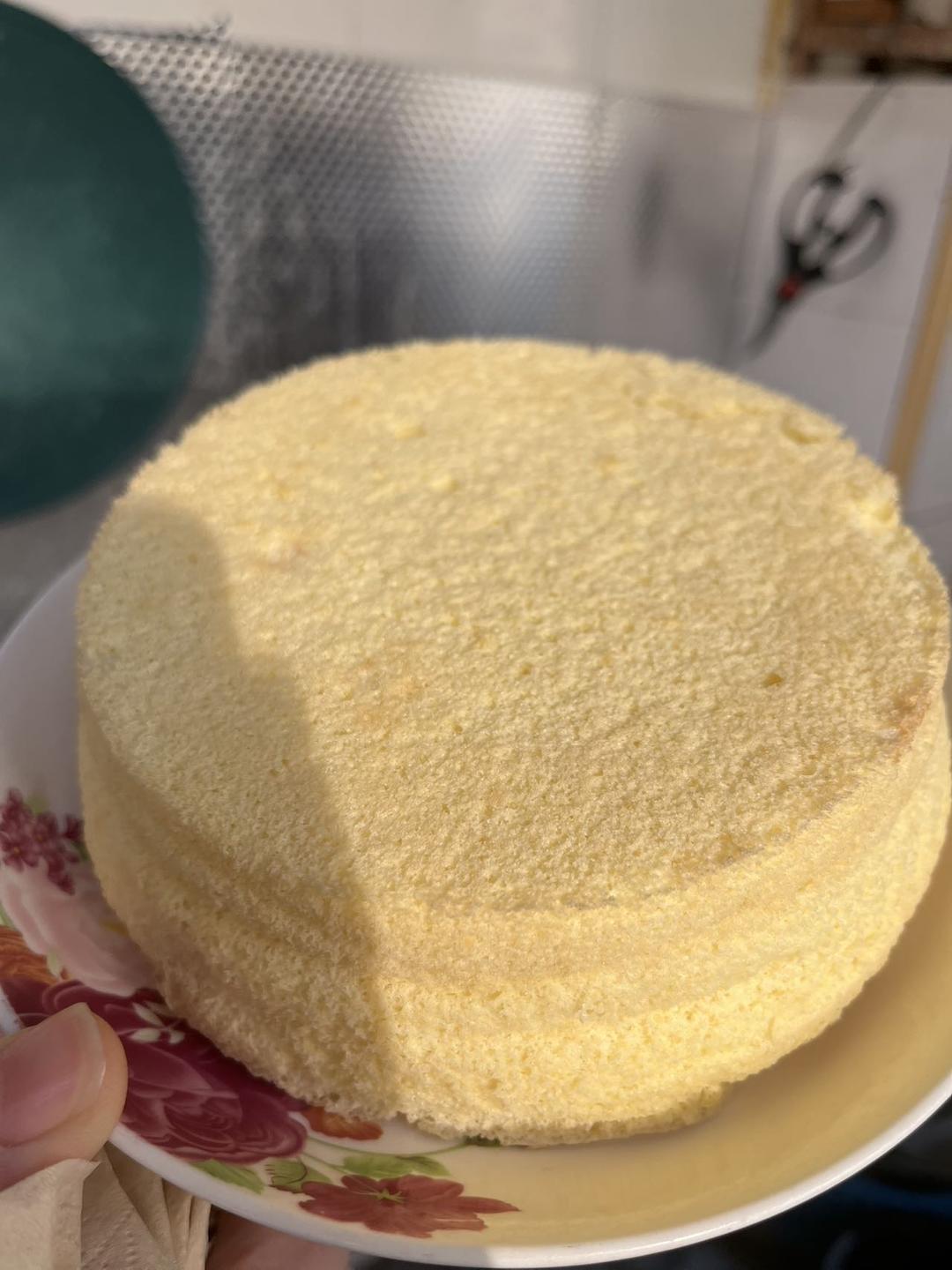 6寸原味戚风蛋糕