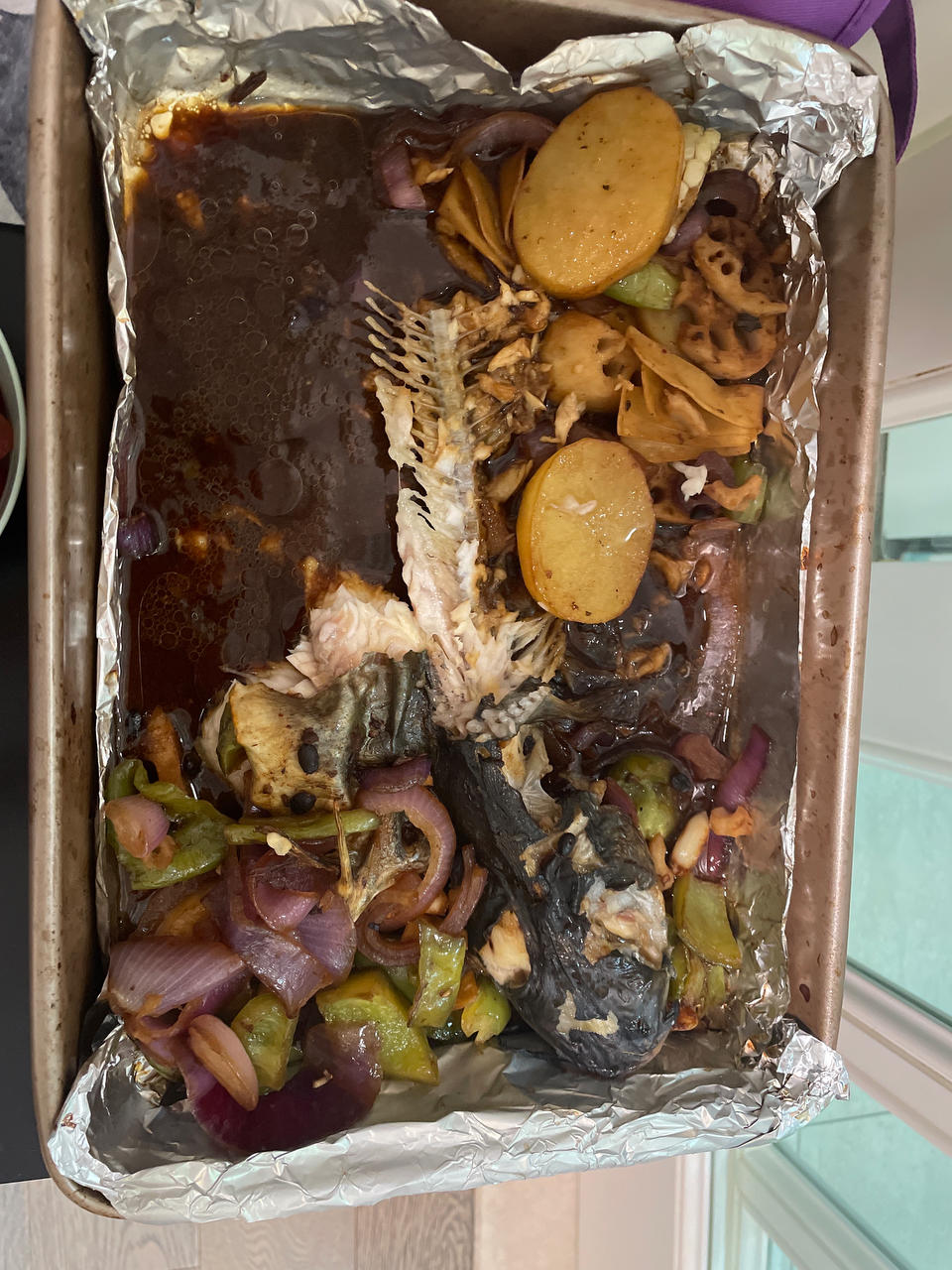 重庆烤鱼(烤箱版)爆好吃，爆简单