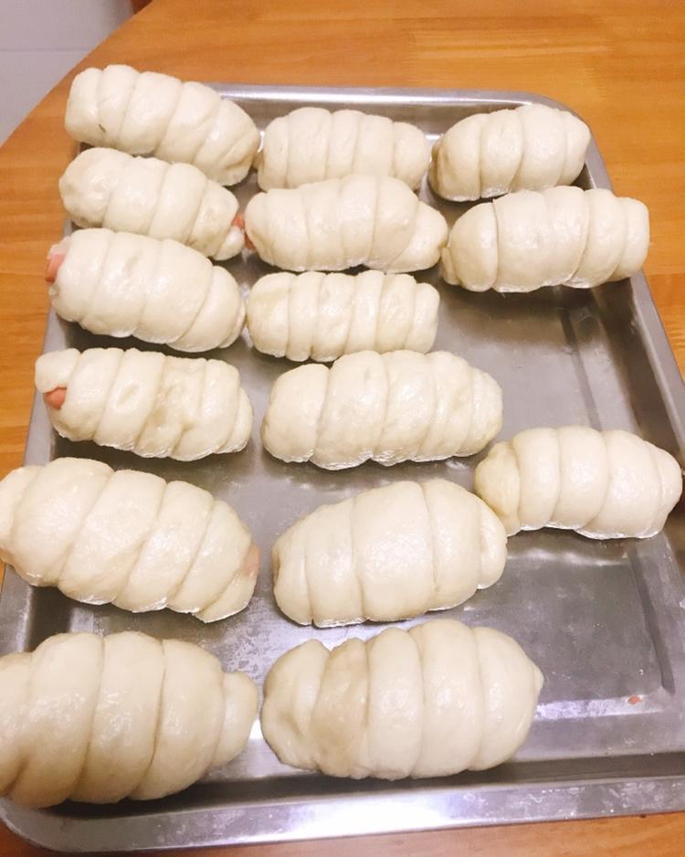 火腿肠卷+腊肠卷+葱花花卷（小视频）