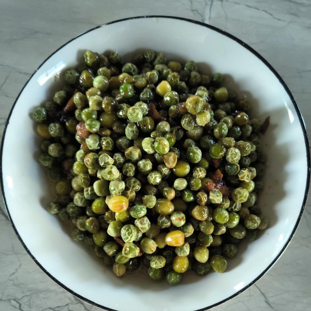 自带清甜超美味的素炒豌豆