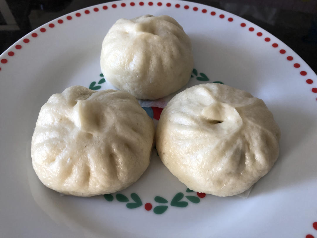 猪肉包子（附视频。一次性发酵。）