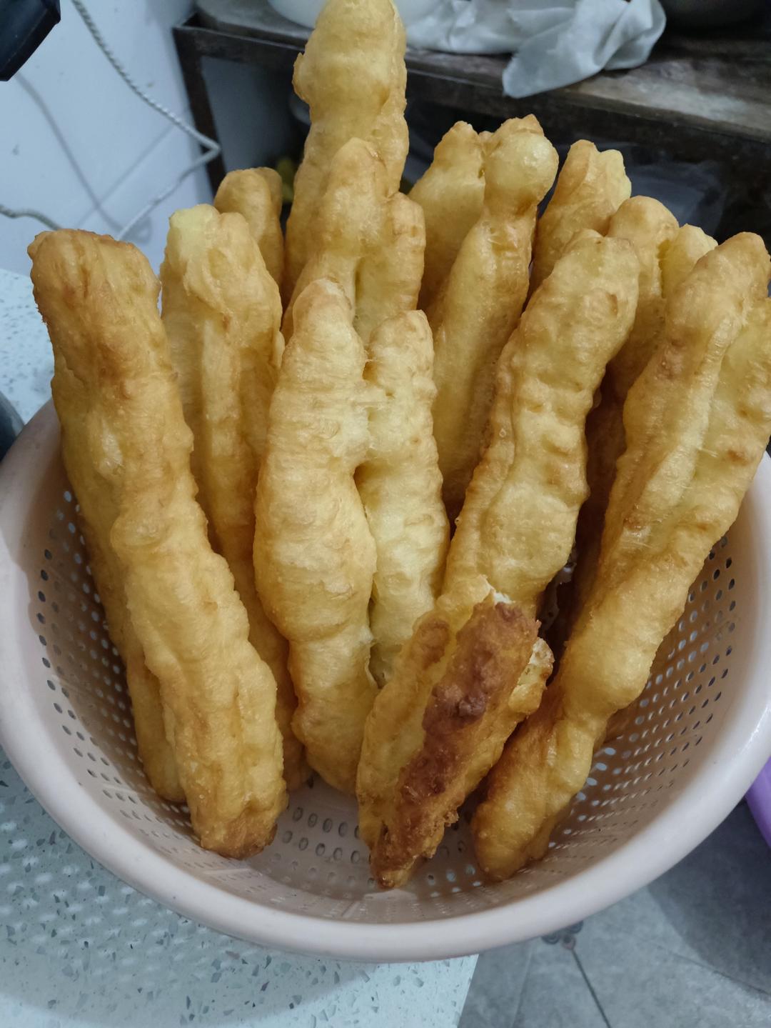 快手早餐～自制油条（酵母版，不含泡打粉、膨松剂）