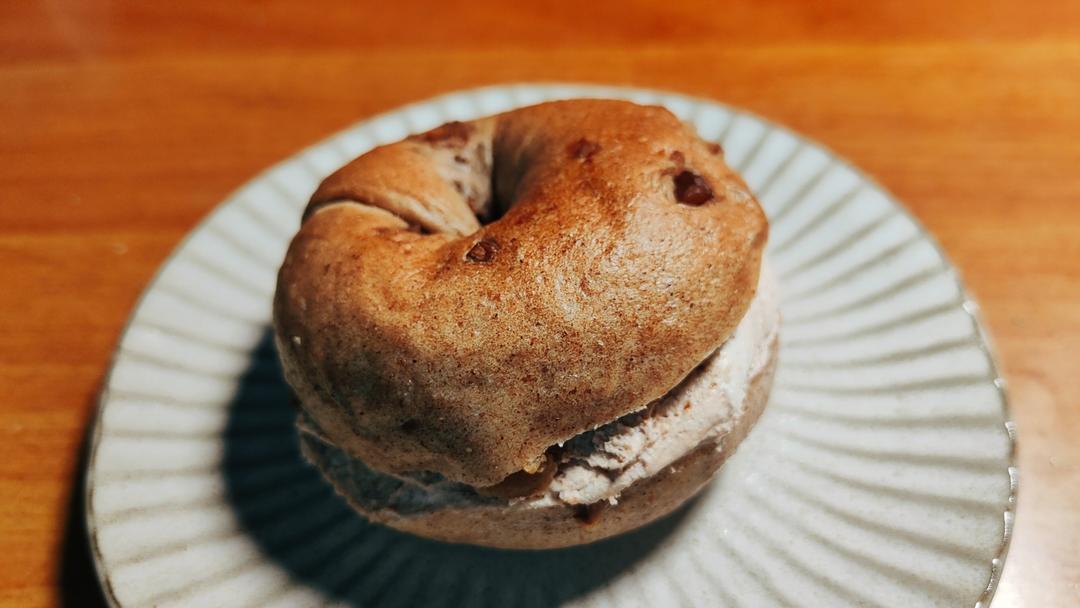 Relaxing Bake｜13%全麦肉桂提子核桃贝果