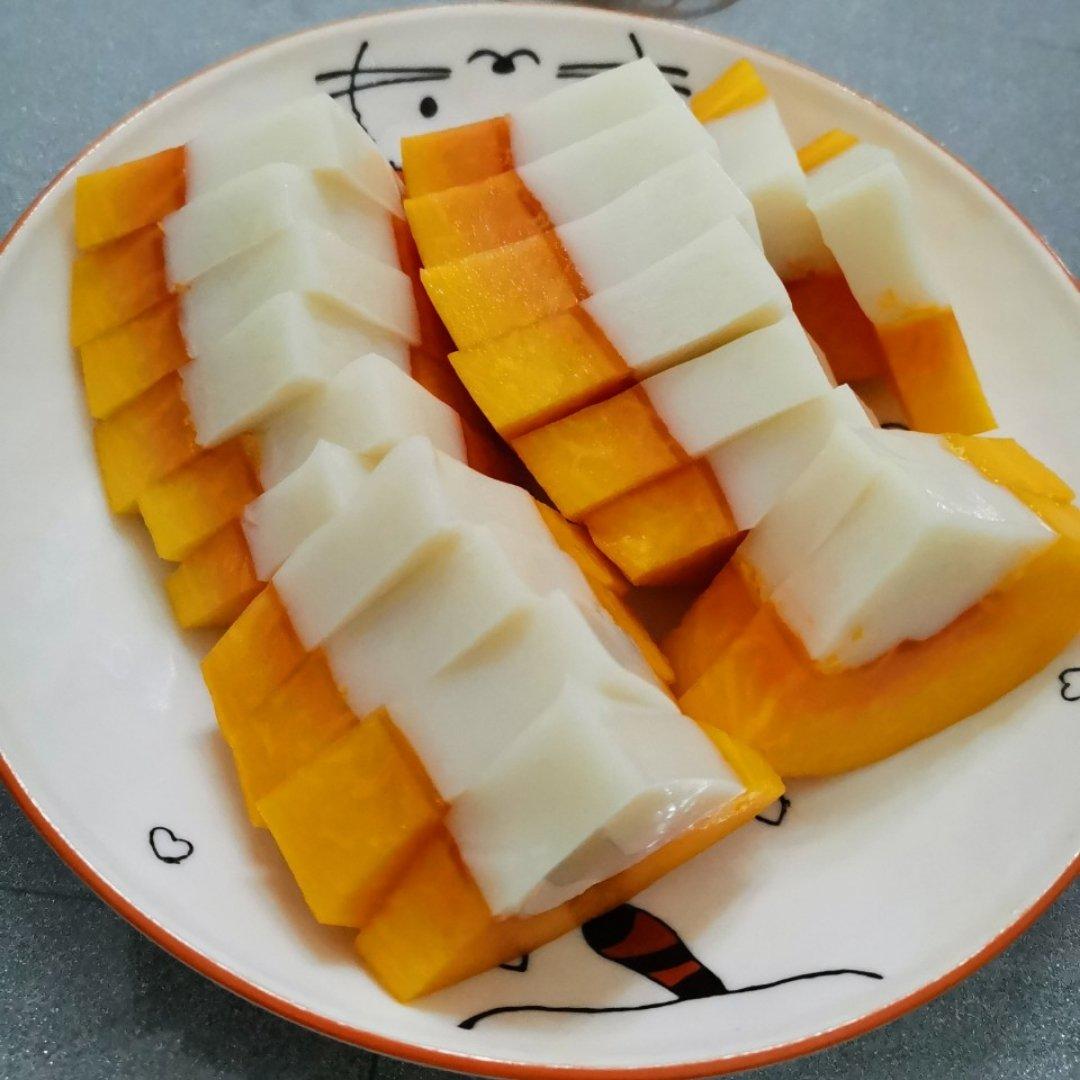 木瓜杏仁冻