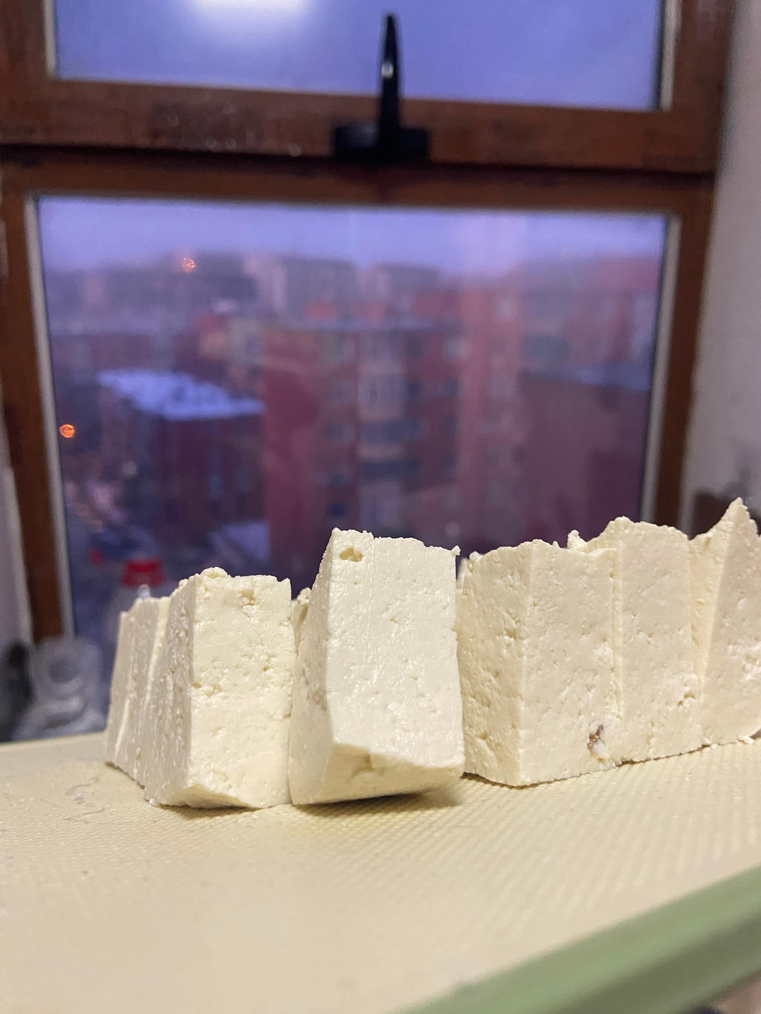 自制豆腐，油豆腐