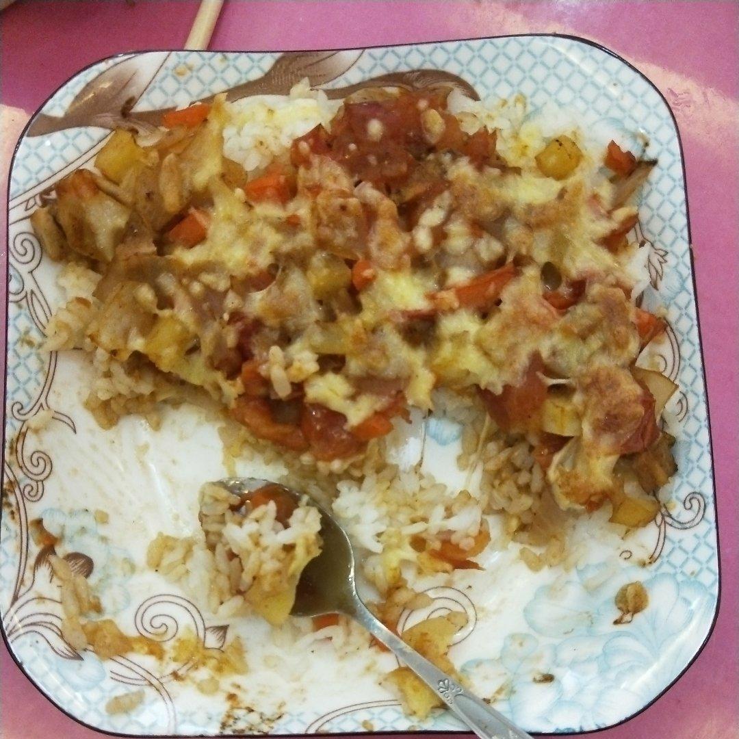 番茄鸡肉浓情焗饭【两人份】
