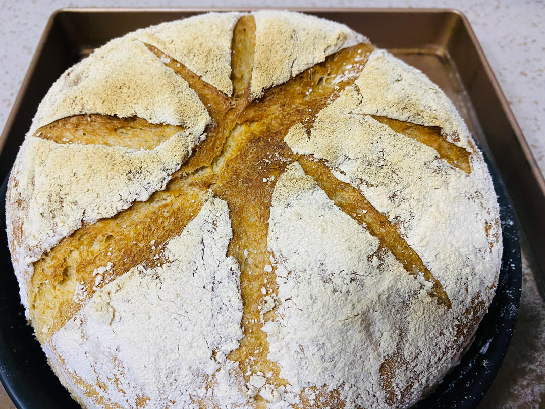 ❗️❗️免揉，没有一颗糖没有一滴油黑麦核桃面包，减脂刮油