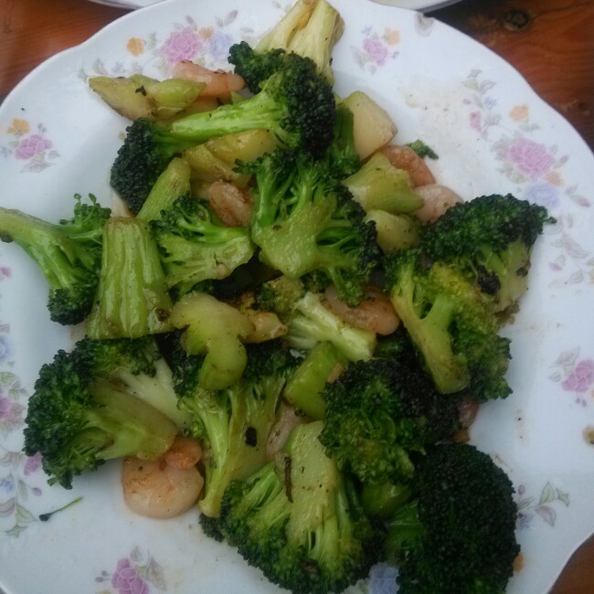西兰花炒虾仁