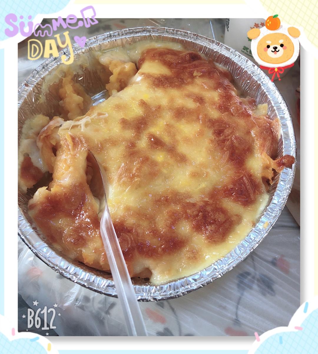 芝士奶油焗红薯