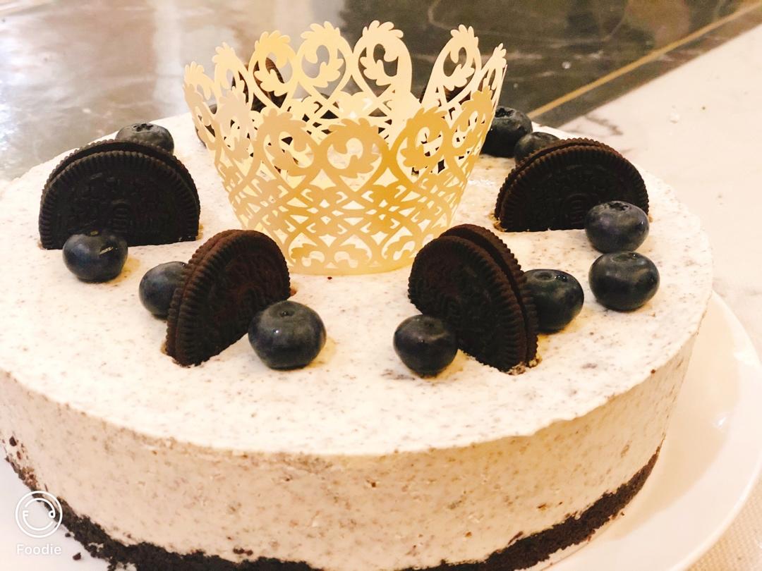 【奥利奥冻芝士蛋糕】拯救新手的免烤美味甜点