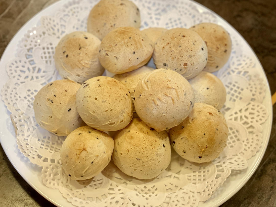 不需要预拌粉也能做的空心小麻薯