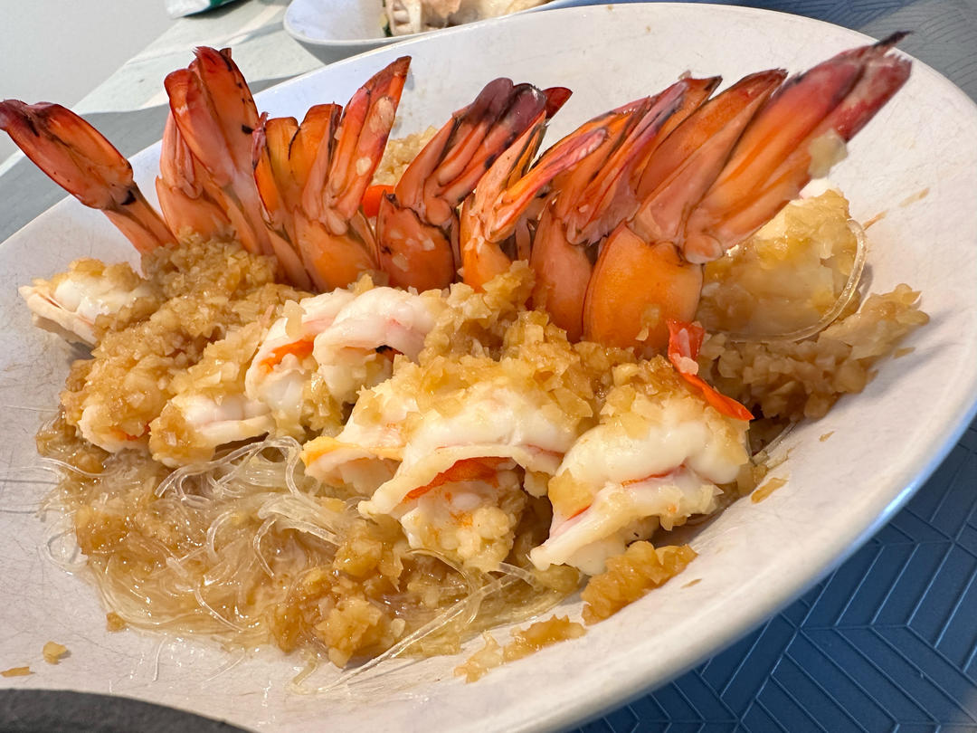 蒜蓉粉丝开背虾