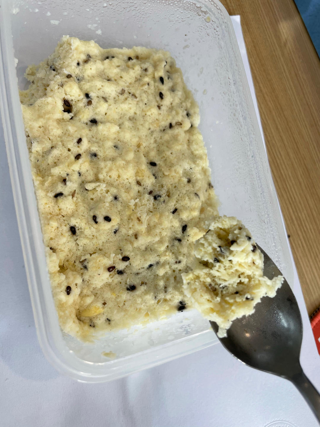 免烤微波炉无油无低粉豆渣蛋糕