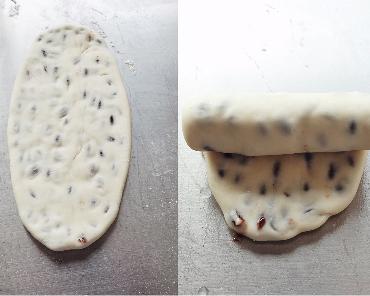 奶香红豆馒头卷（一次性发酵）的做法 步骤5