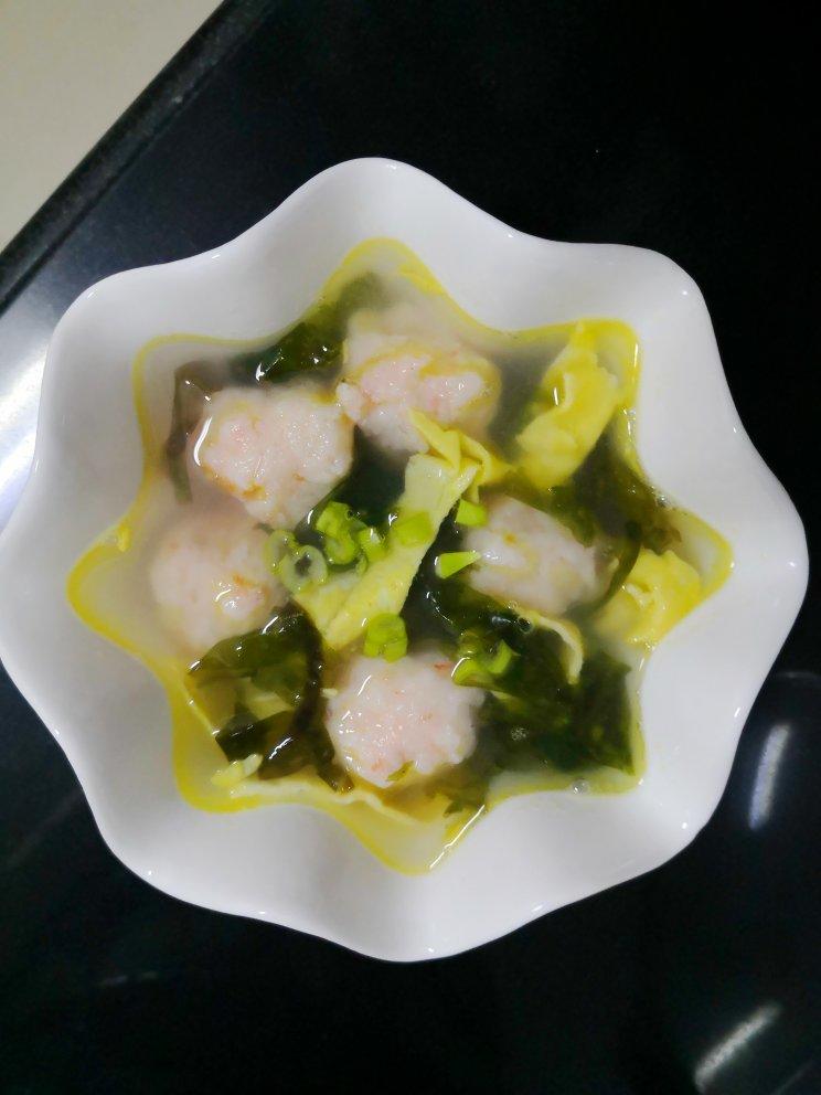 紫菜虾滑汤