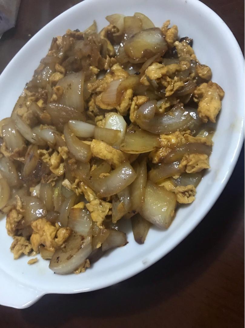 洋葱炒鸡蛋