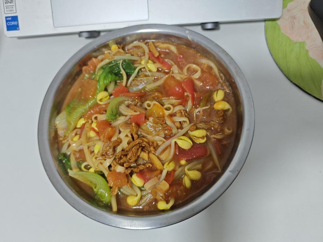 炝锅肉丝面