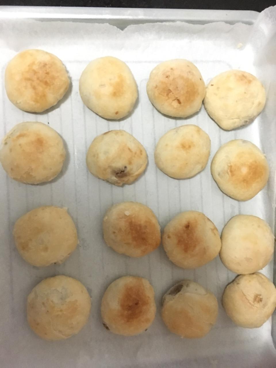 酥皮绿豆饼   酥得掉渣渣