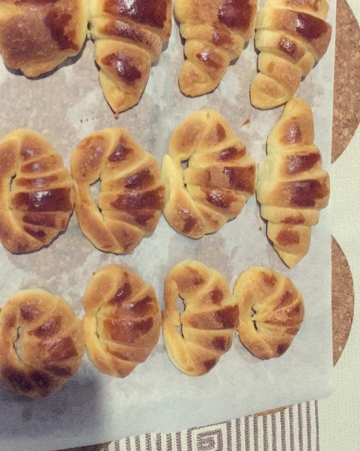 【起酥面包】制作简单，完美开酥的牛角包