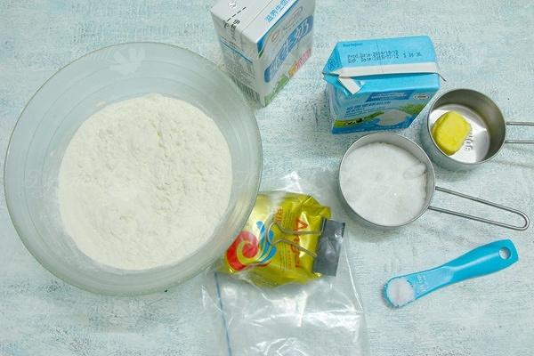 纯奶手撕吐司的做法 步骤1