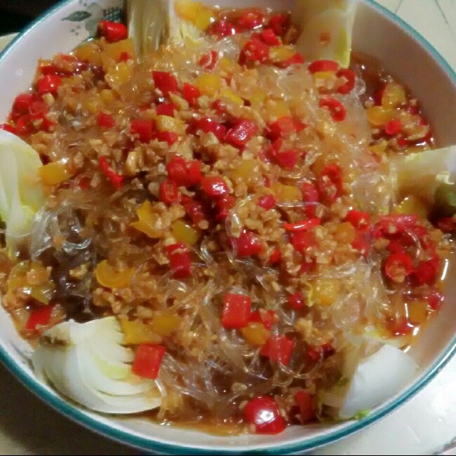 蒜蓉粉丝娃娃菜