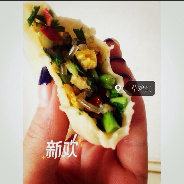 韭菜鸡蛋水饺
