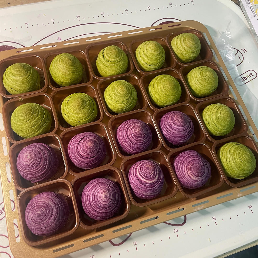 3种口味螺旋酥 纹路清晰不破酥