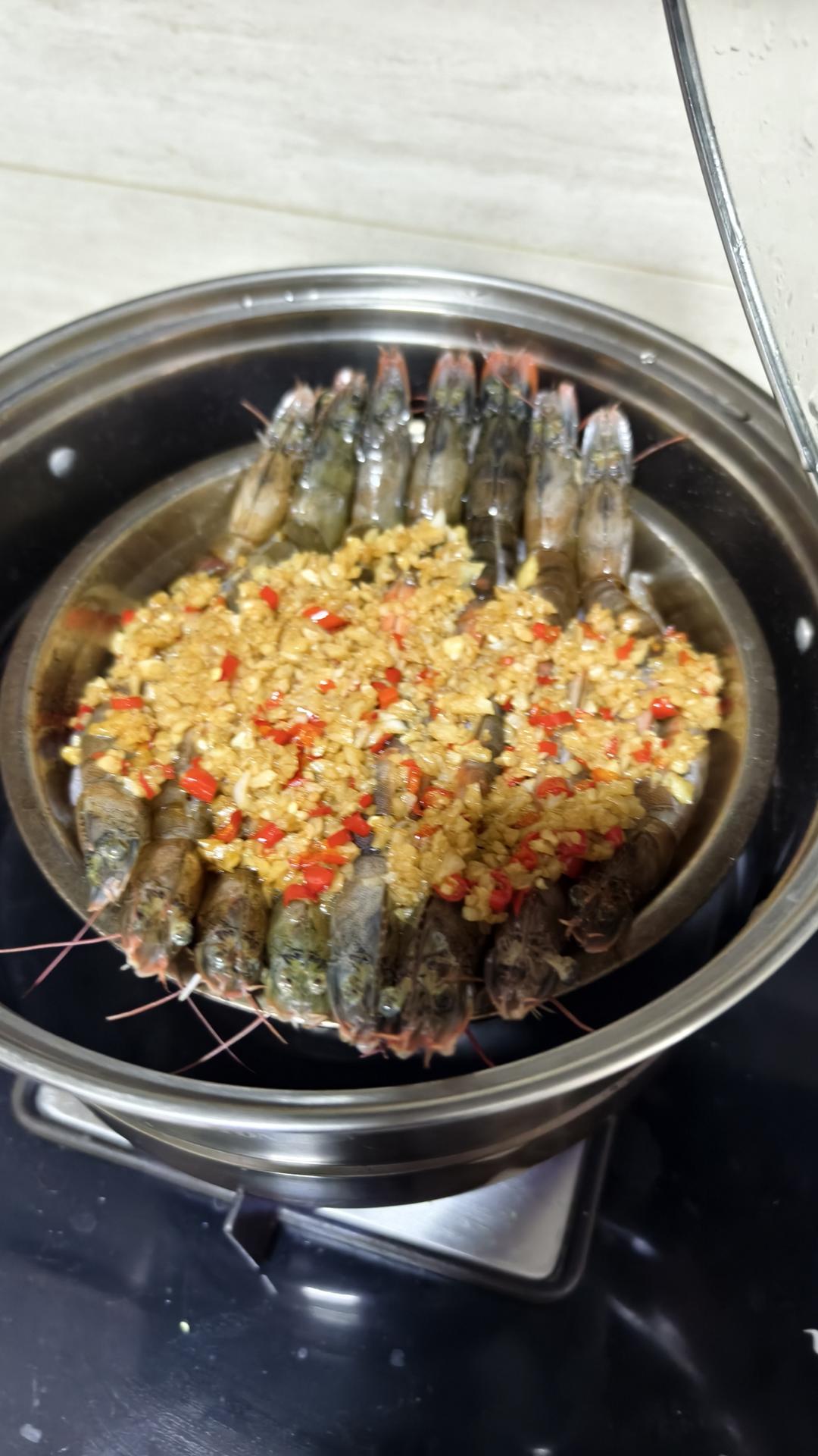 蒜蓉粉丝虾煲