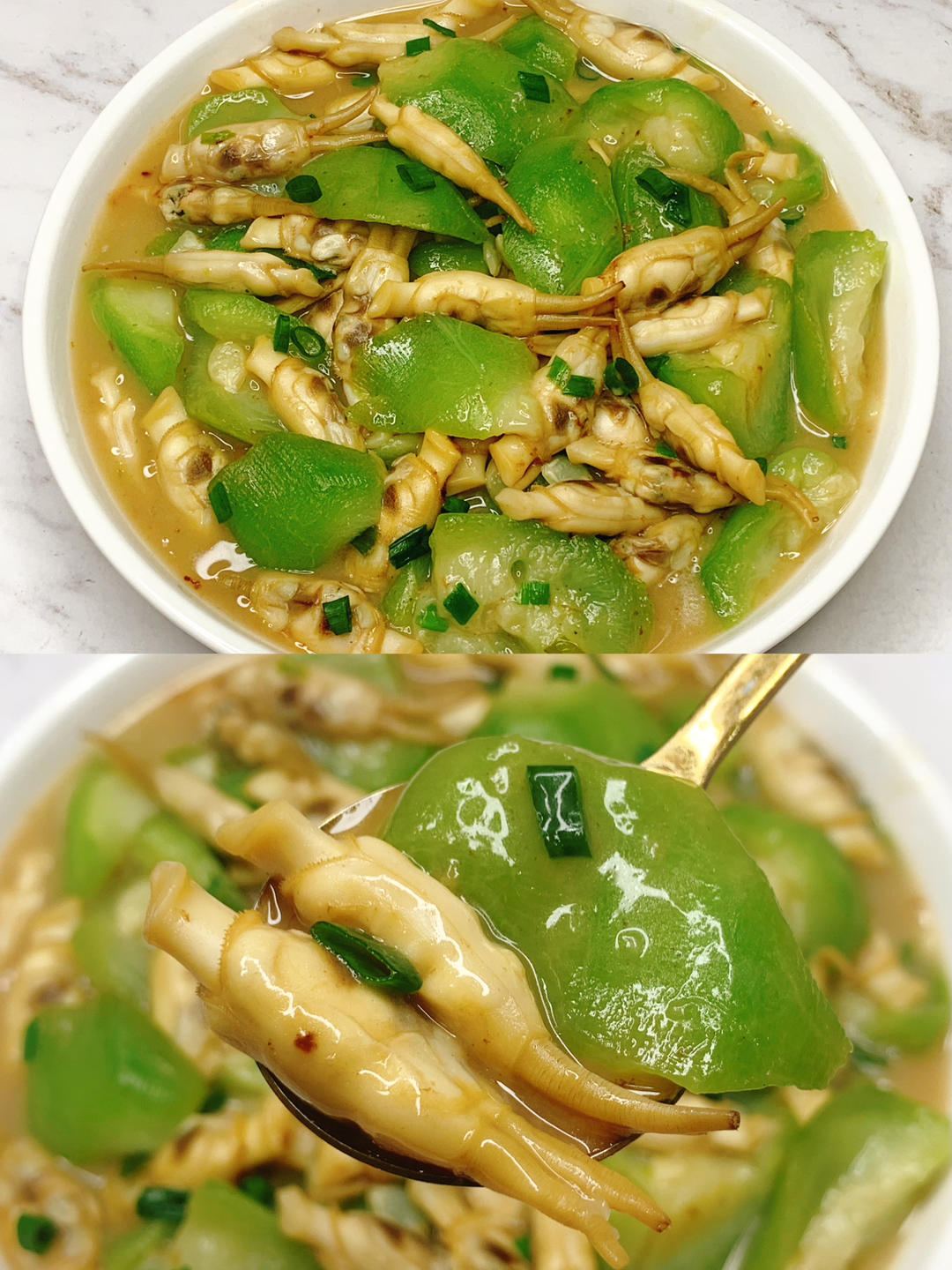 夏天的味道～鮮美又清爽！絲瓜燒蟶子