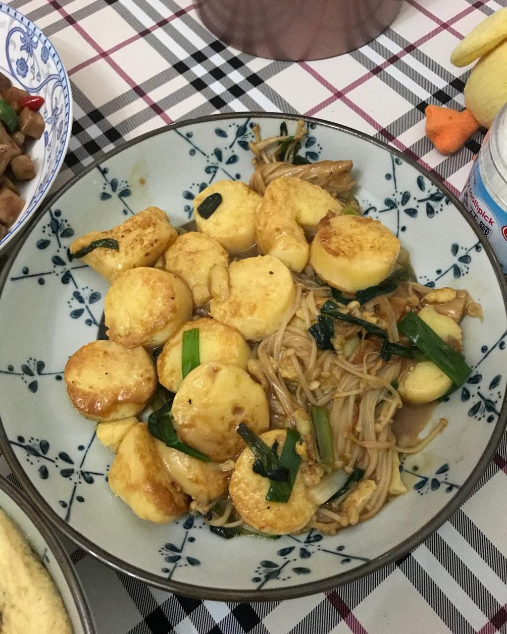 超级下饭菜--金针菇日本豆腐