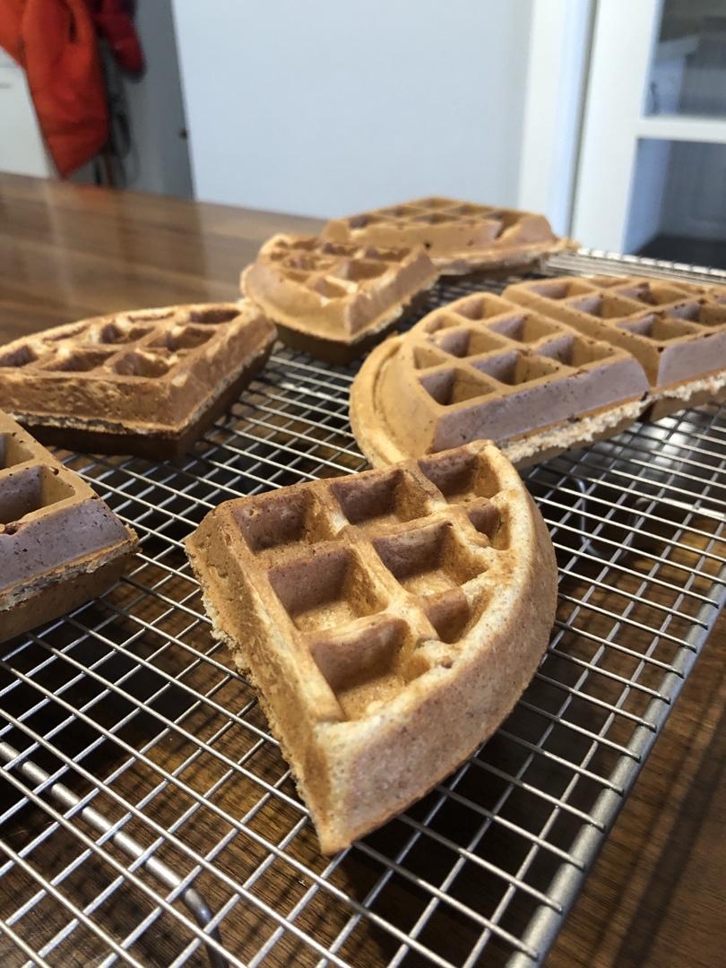 Cuisinart华夫饼机椰香华夫饼(酵母版)