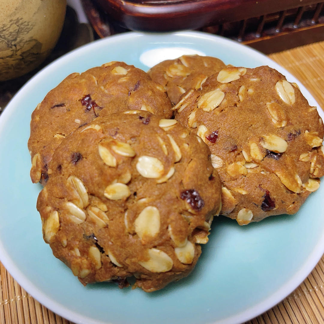 搅一搅就🉑的超好吃高纤㊙️燕麦饼干🍪