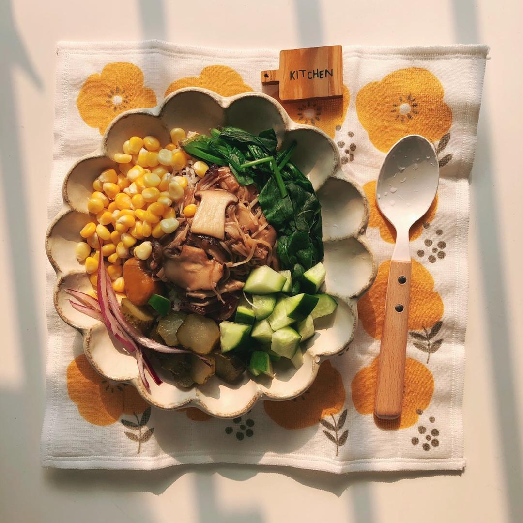 和风蘑菇饭（很适合做便当）