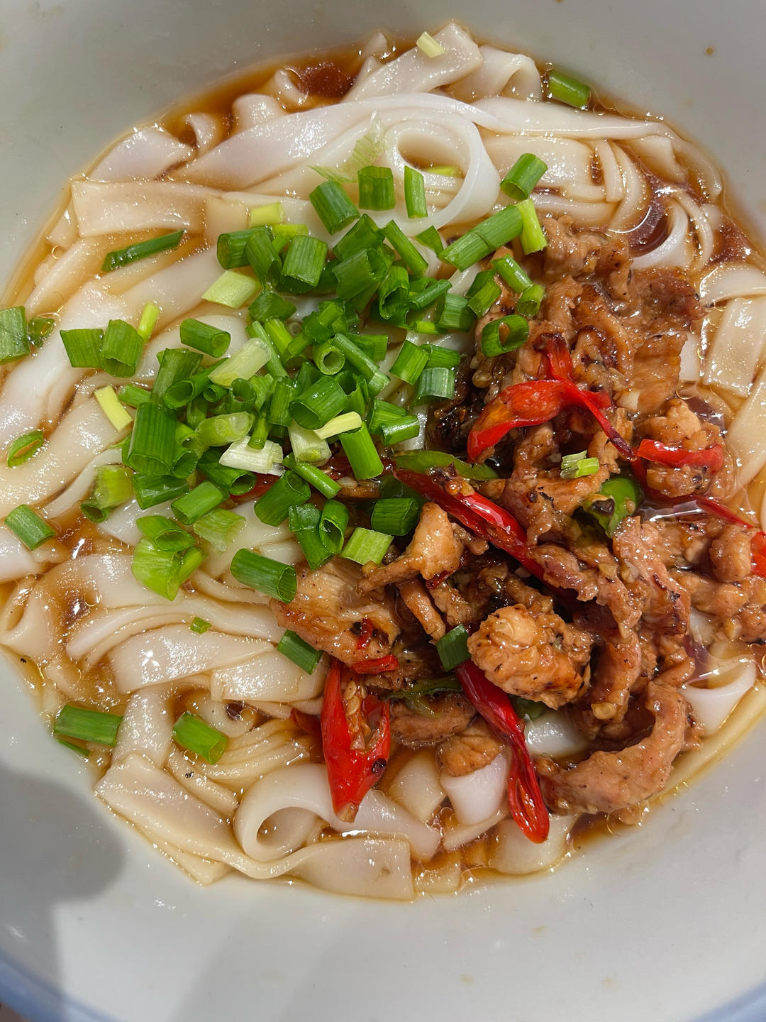 双椒肉丝面