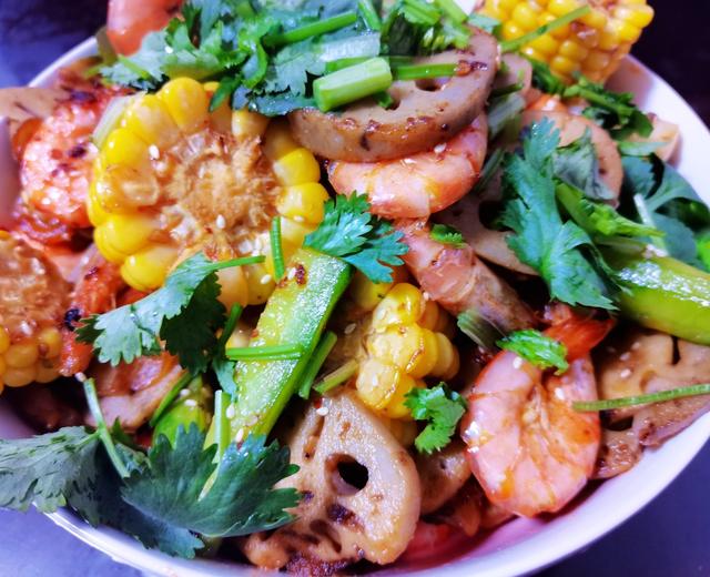 麻辣干锅虾的做法