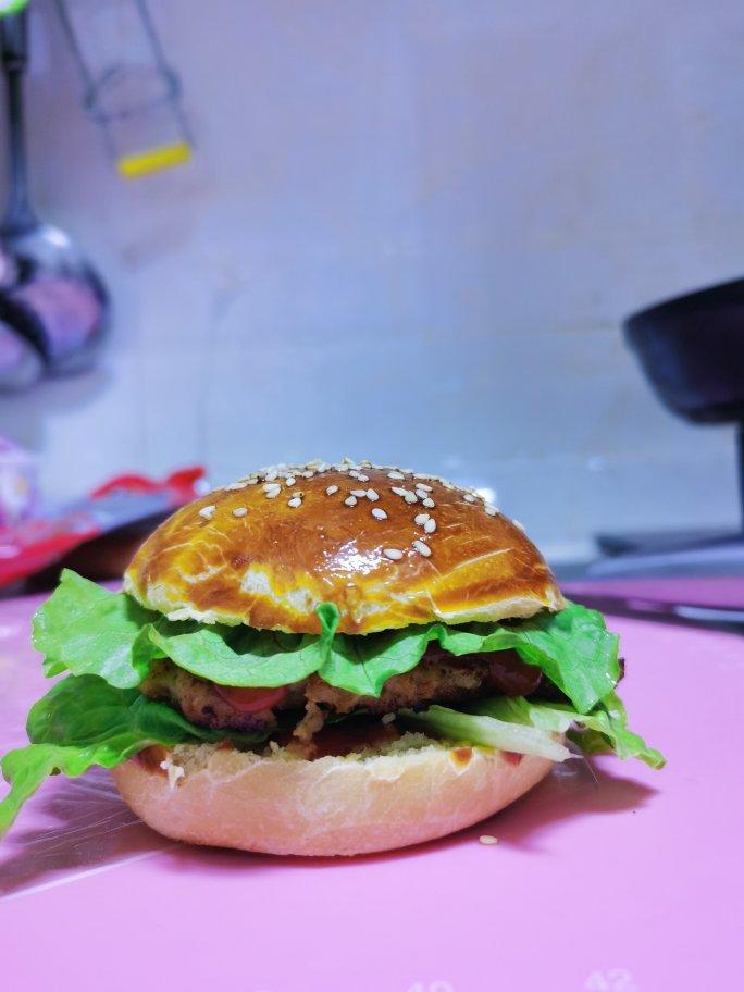 自制汉堡包面坯🍔