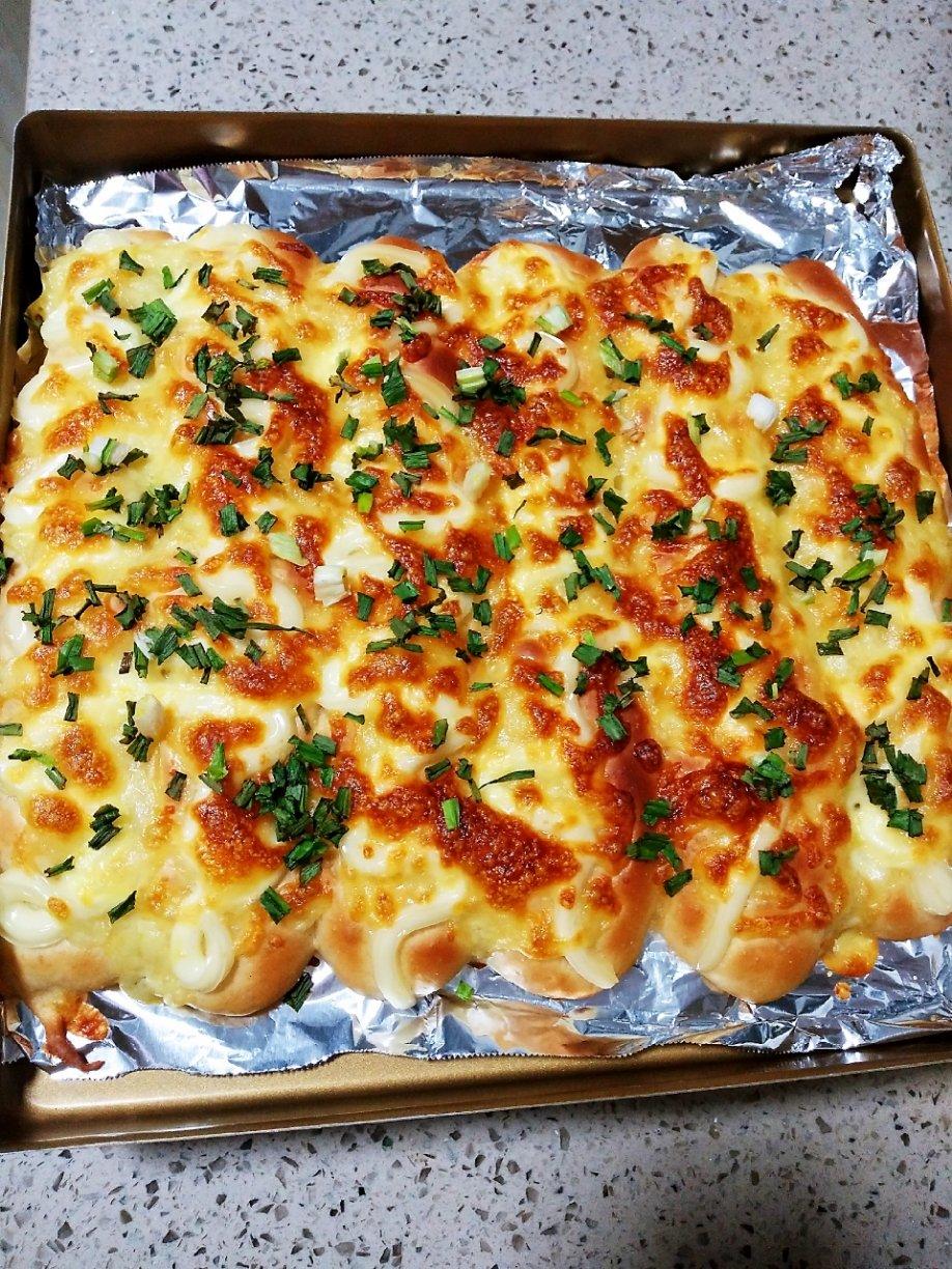 香葱芝士面包条