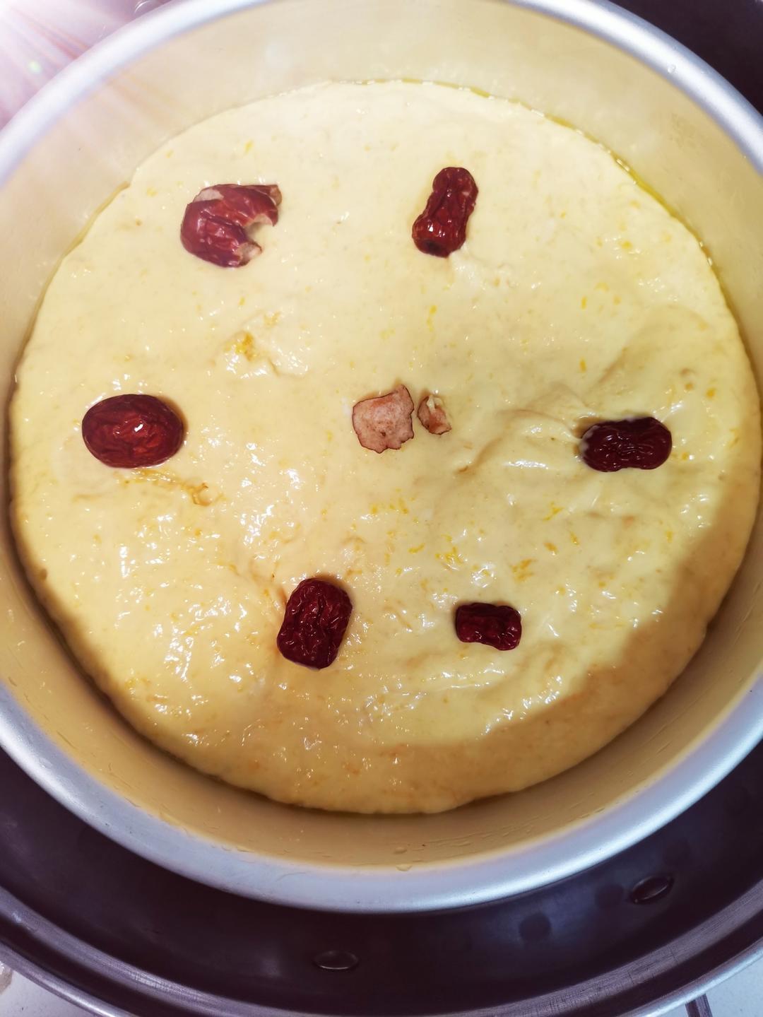 松软细腻又Q弹的南瓜发糕