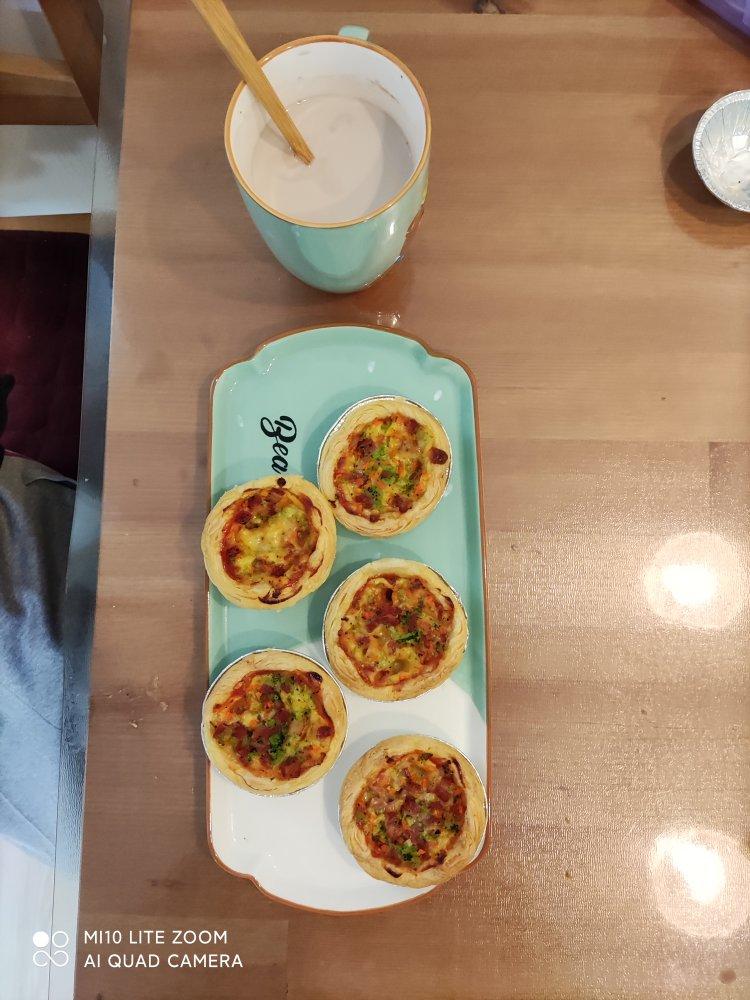 超简单迷你小披萨(蛋挞皮)
