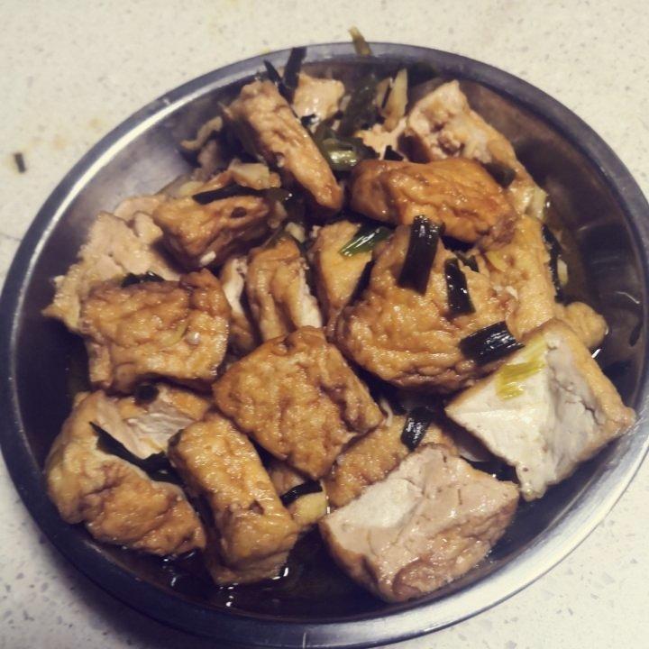焖煎豆腐